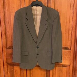 Gianfranco Ruffini Italy Men’s Pure Wool Suit Jacket Houndstooth No Vent